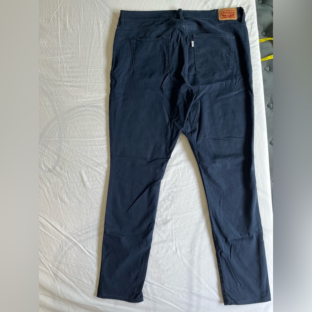 Skinny Navy Blue Leviโs Denim Jeans - Picture 5 of 15
